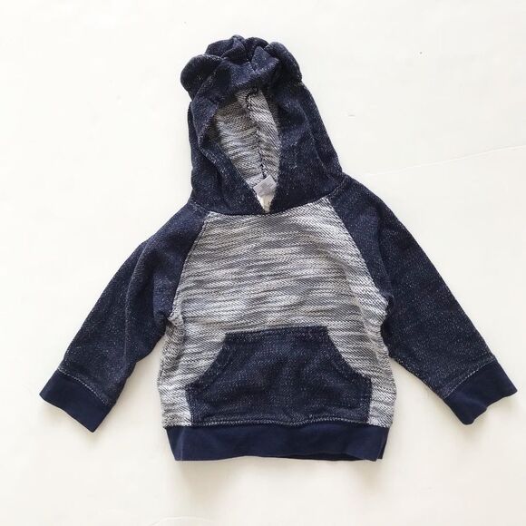 Gymboree navy/white bear hoodie VGUC 2T - Picture 1 of 2